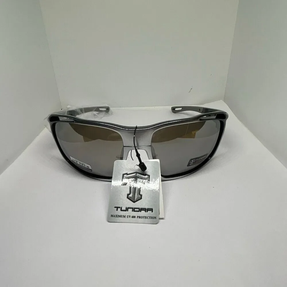 Tundra Mirrored Lens Sport Sunglasses UV400 – Wraparound – New